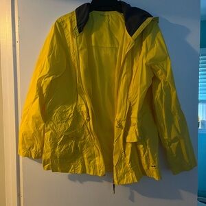 Yellow Hooded Jacket